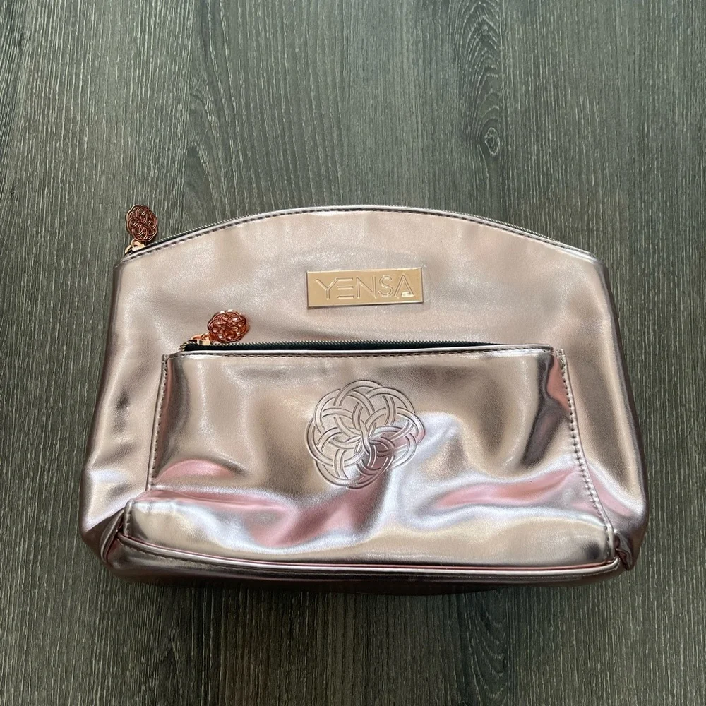 NEW Yensa Makeup Bag Rose Gold
